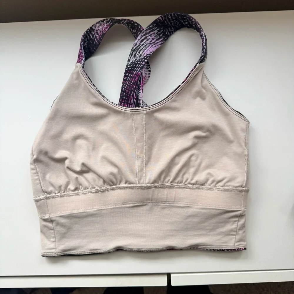 SPECIAL EDITION Lululemon Beat the Heat Bra SEAWHEEZE 2016 Size 6 - Picture 6 of 7